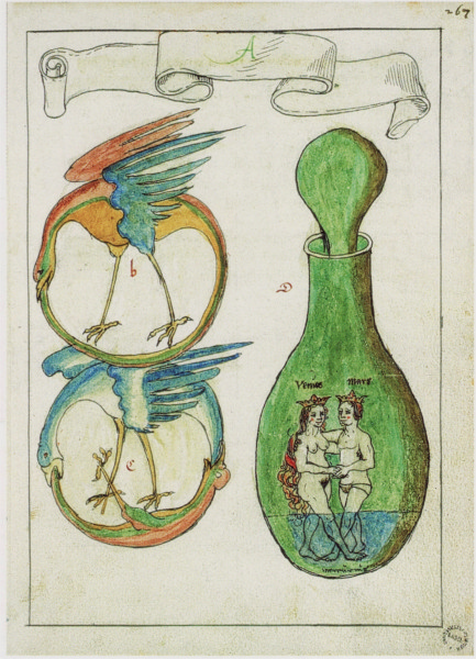 Alchemical Imagery - Emblematic - Manuscripts - Basle Ms LIV 1 (1550)