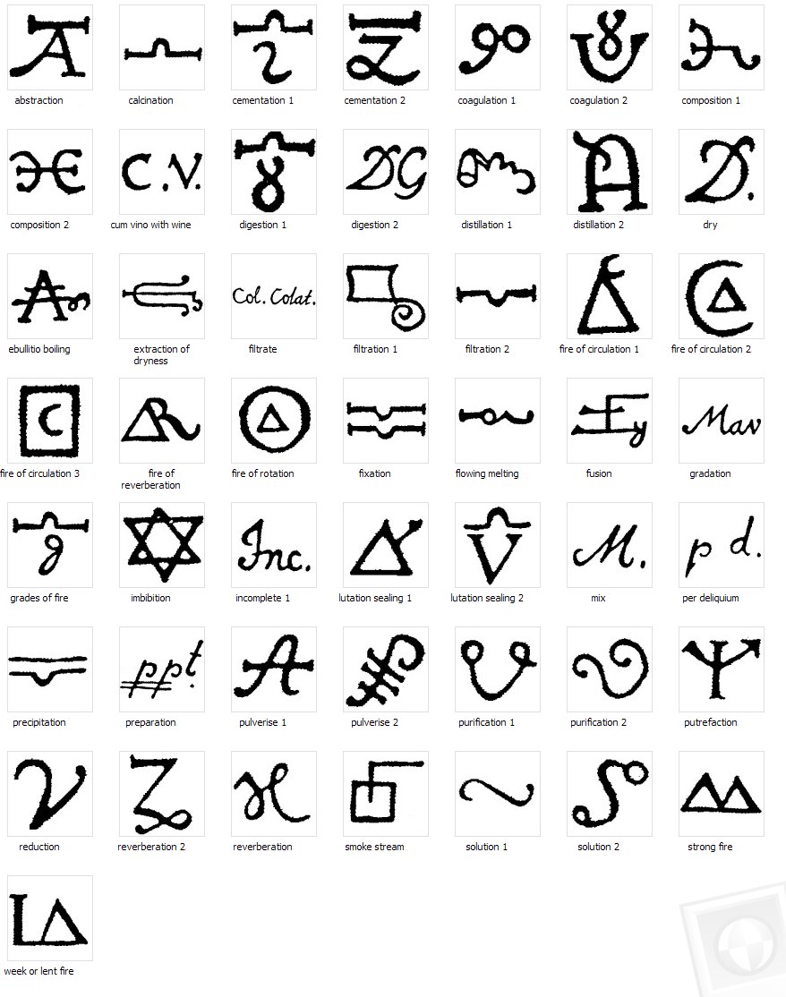 alchemist symbols and purposes